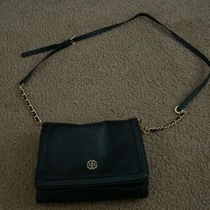 Black Tory Burch crossbody purse